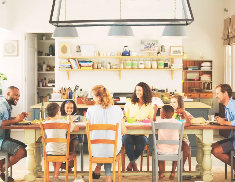 Espacio para la familia en casa