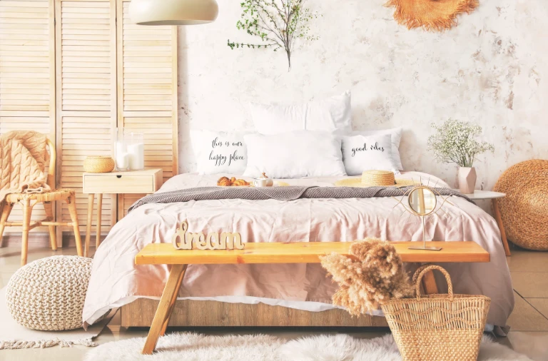 Materiales naturales en casa